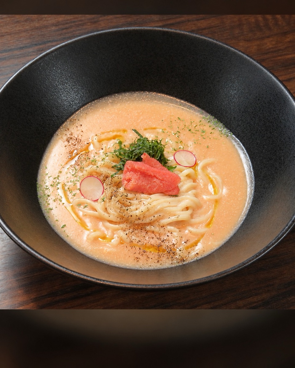 本日ご紹介するのは《明太子クリームうどん》